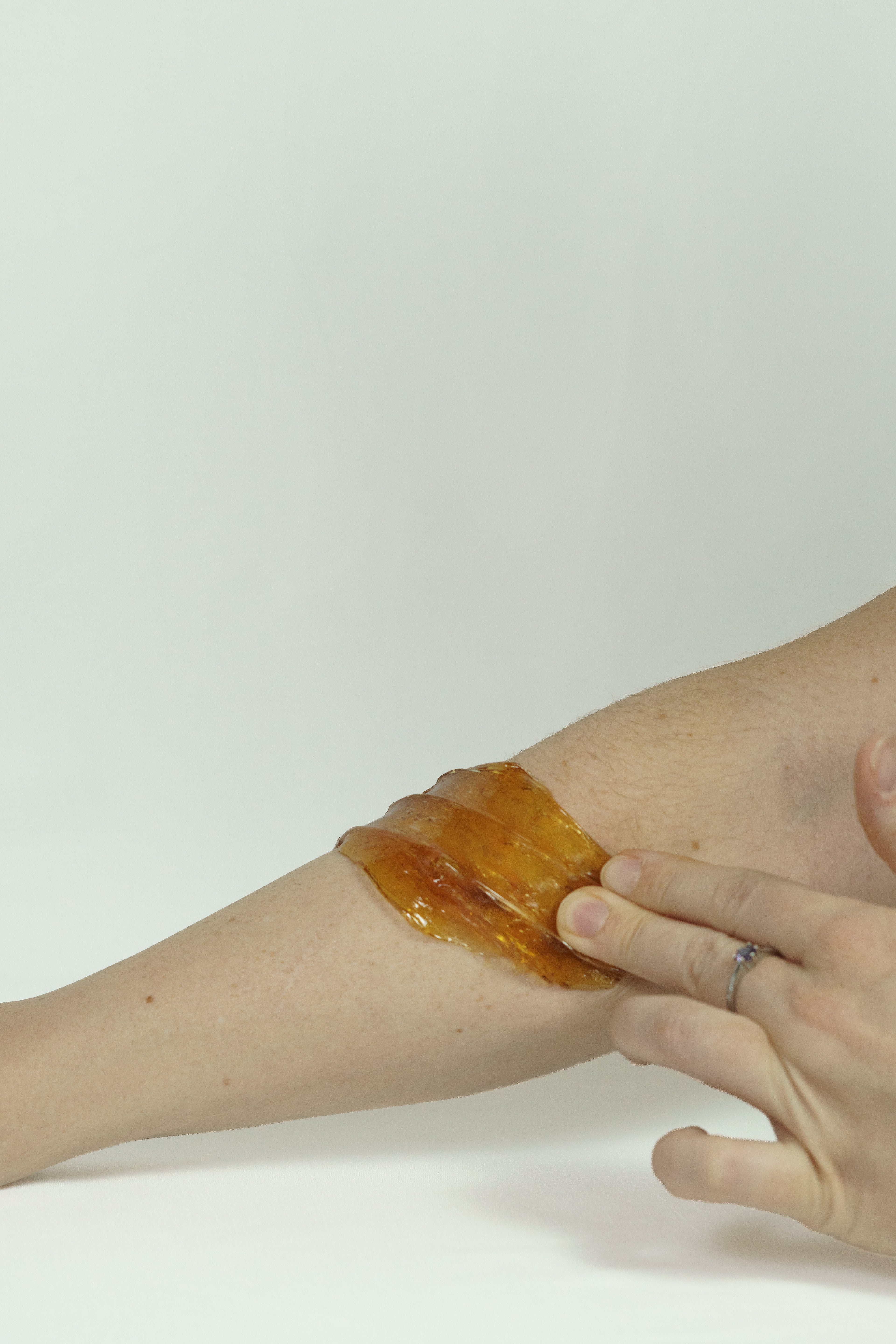 Firm sugar wax