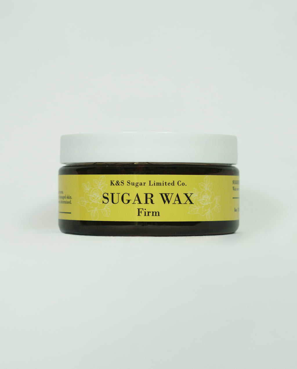 Firm sugar wax